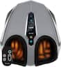 Miko - Shiatsu Foot Massager with Heat – Deep Kneading, Rolling & Air Compression, 5 Pressure Levels, Pain Relief for Plan - Silver