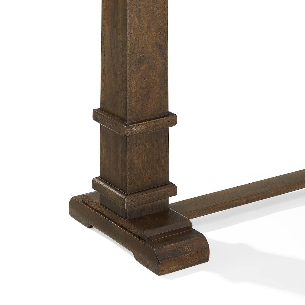 Angle. Crosley Furniture - Joanna Entryway Console Table - Dark Oak.