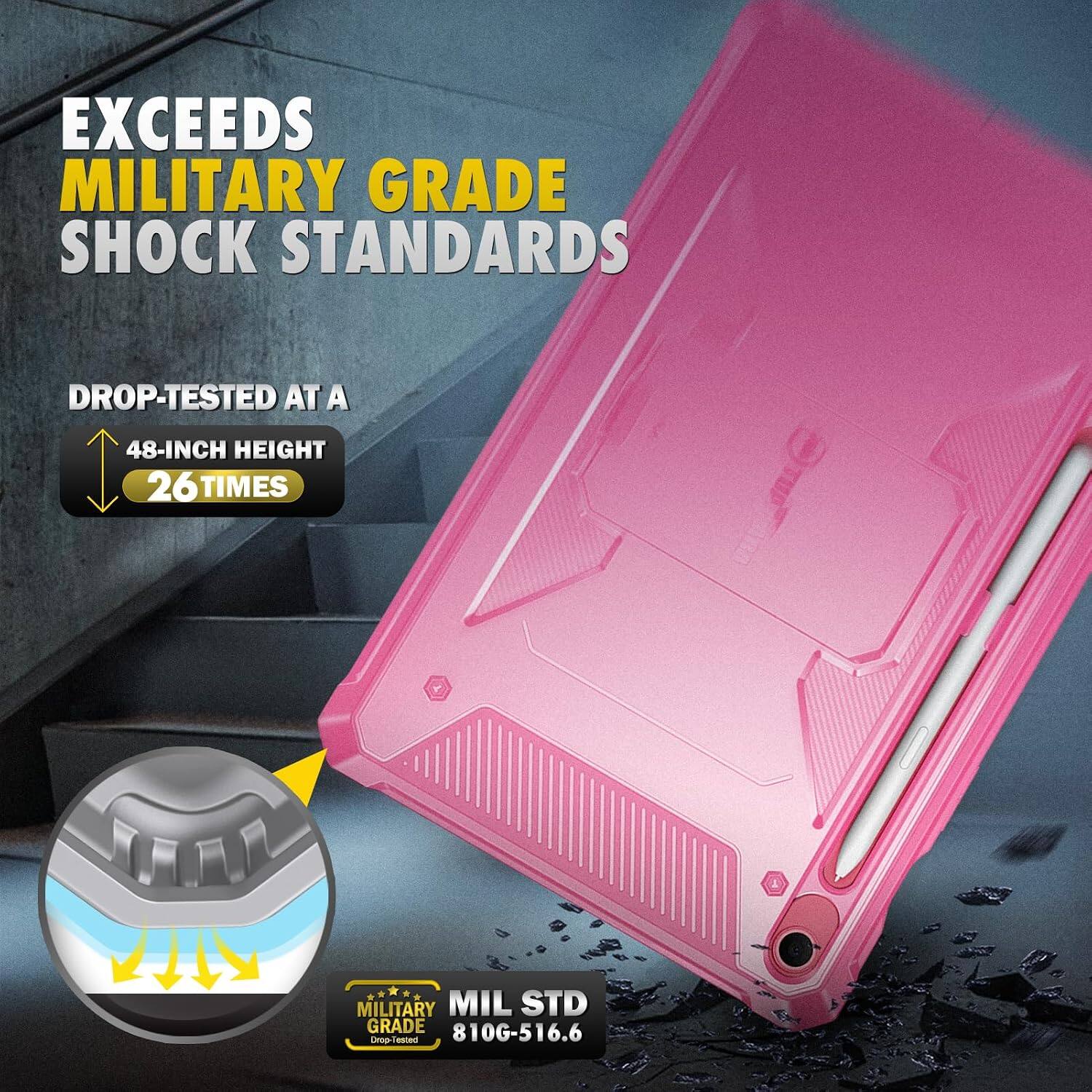 EXCEEDS MILITARY GRADE SHOCK STANDARDS  
DROP-TESTED AT A 48-INCH HEIGHT 26 TIMES  
MIL STD GRADE 810G-516.6