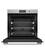 Alt View 11. Fisher & Paykel - 30" 4.9 Cu. Ft. Single Oven, 6.8" Touchscreen w/Dial, Self-Cleaning - Contemporary Brushed Silver - Brushed silver.