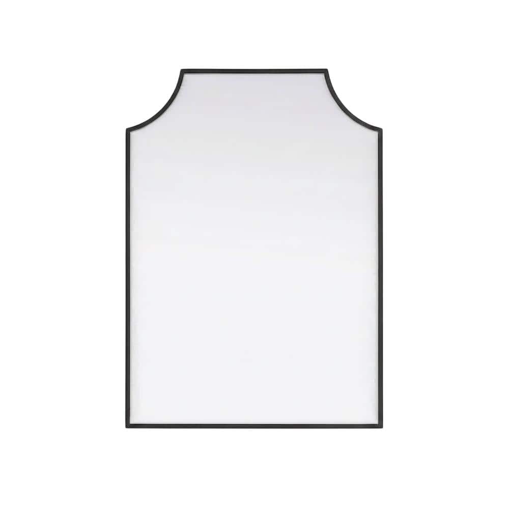 Elegant Kitchen and Bath - Notched Metal Mirror 22x30 inch - Black price history on PriceWatchPro