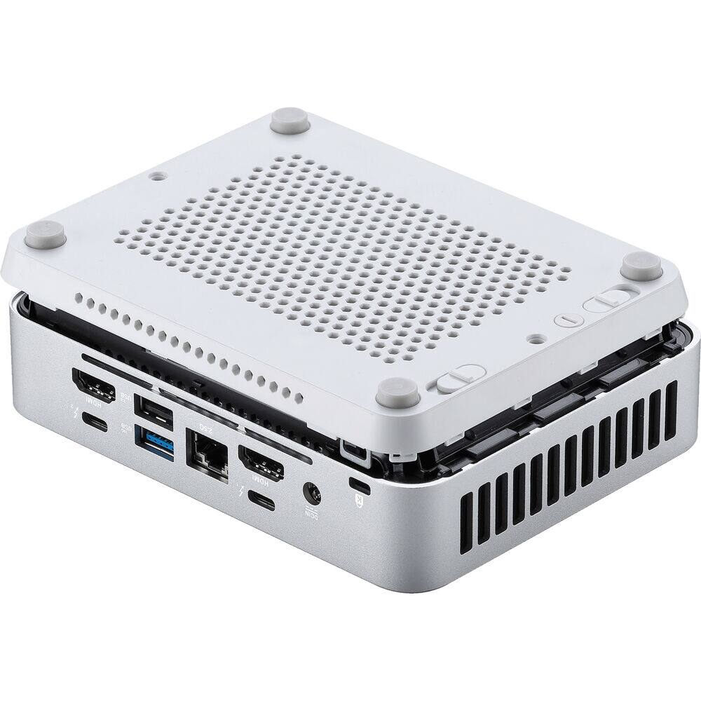 Alt View 2. ASUS - NUC 14 Pro+ Barebone Kit Mini PC RNUC14RVSU90000UI - White.