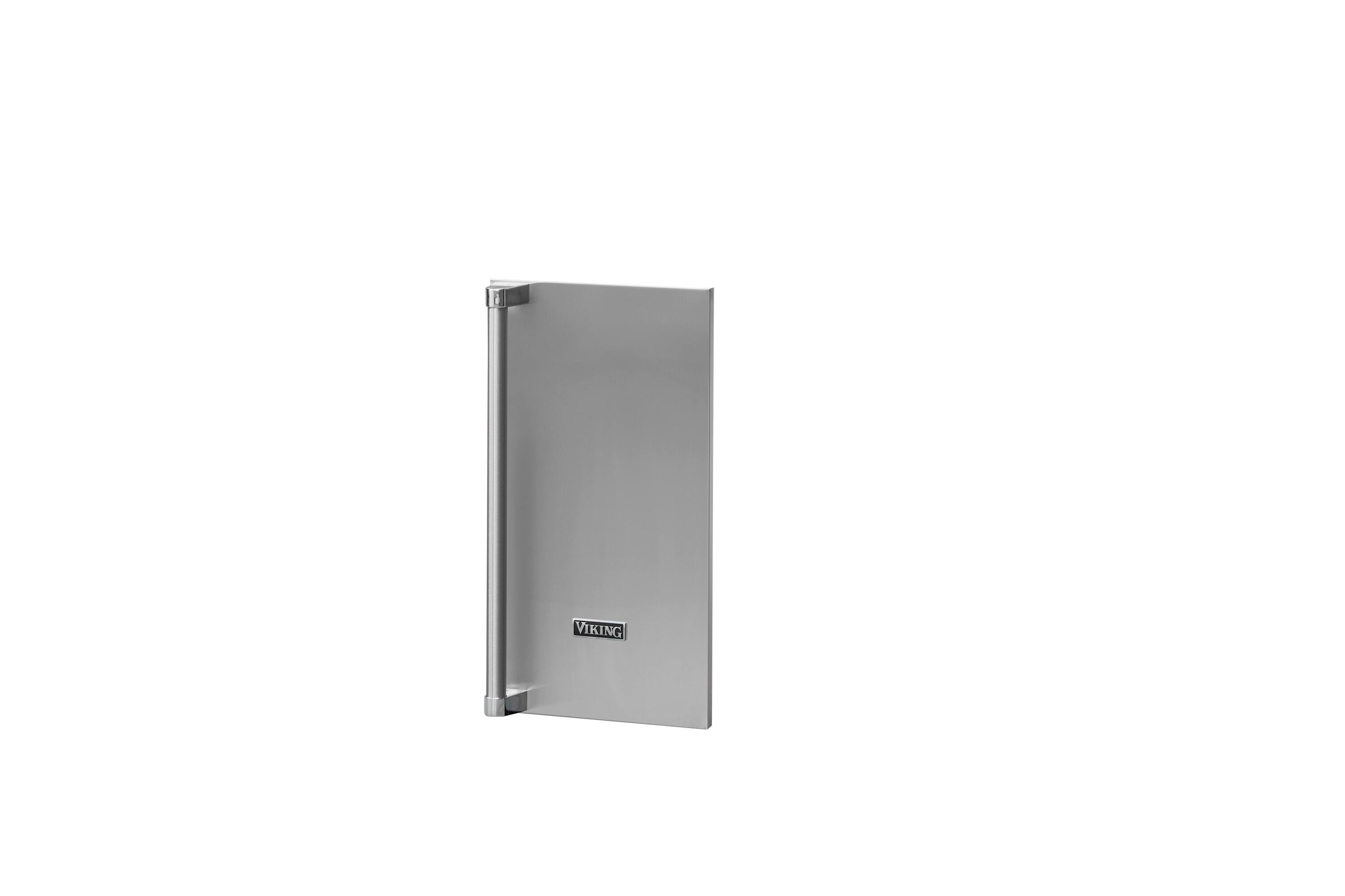 Angle. Viking - 15" W. Professional Door Panel for Undercounter Beverage Center, Stainless Steel for ADA FIUI5152DADA - Stainless.