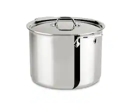 All Clad - All-Clad D3 Stainless 3-ply Bonded Cookware. Stockpot with lid. 12 quart - Silver