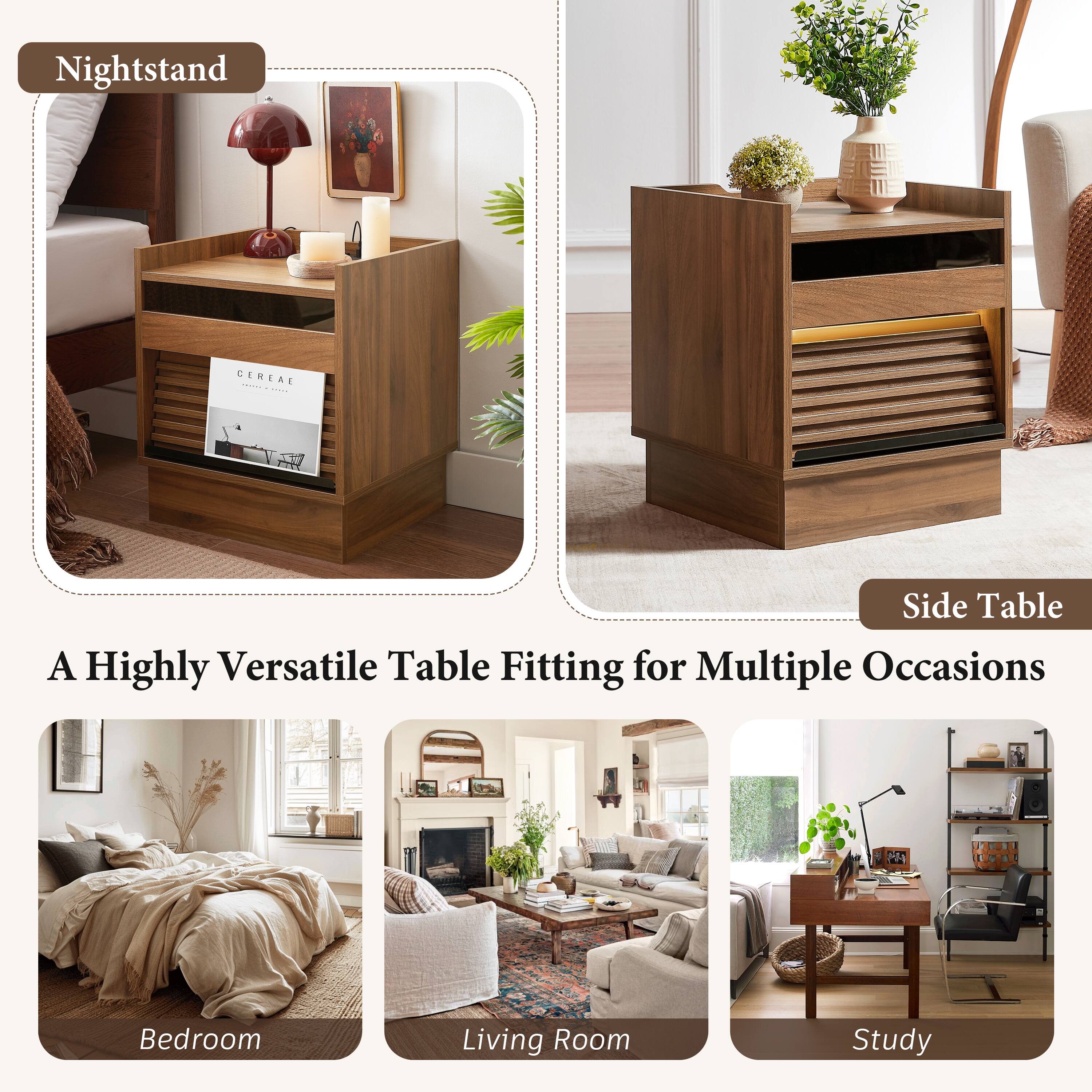 Nightstand

CEREA

Side Table

A Highly Versatile Table Fitting for Multiple Occasions

Bedroom

Living Room

Study