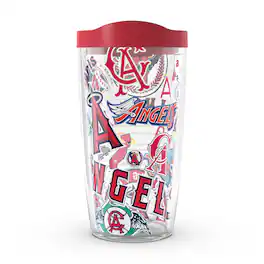 Tervis - Los Angeles Angels 16oz. All Over Wrap Tumbler With Lid - Multicolor