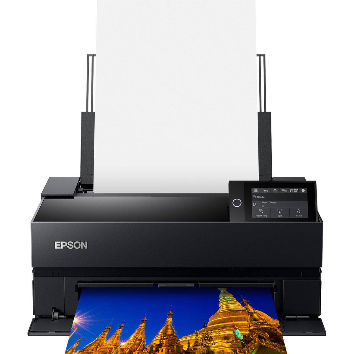 Ready  
Prom Glossy LA  
Paper Setting  
End  
160%  
EPSON