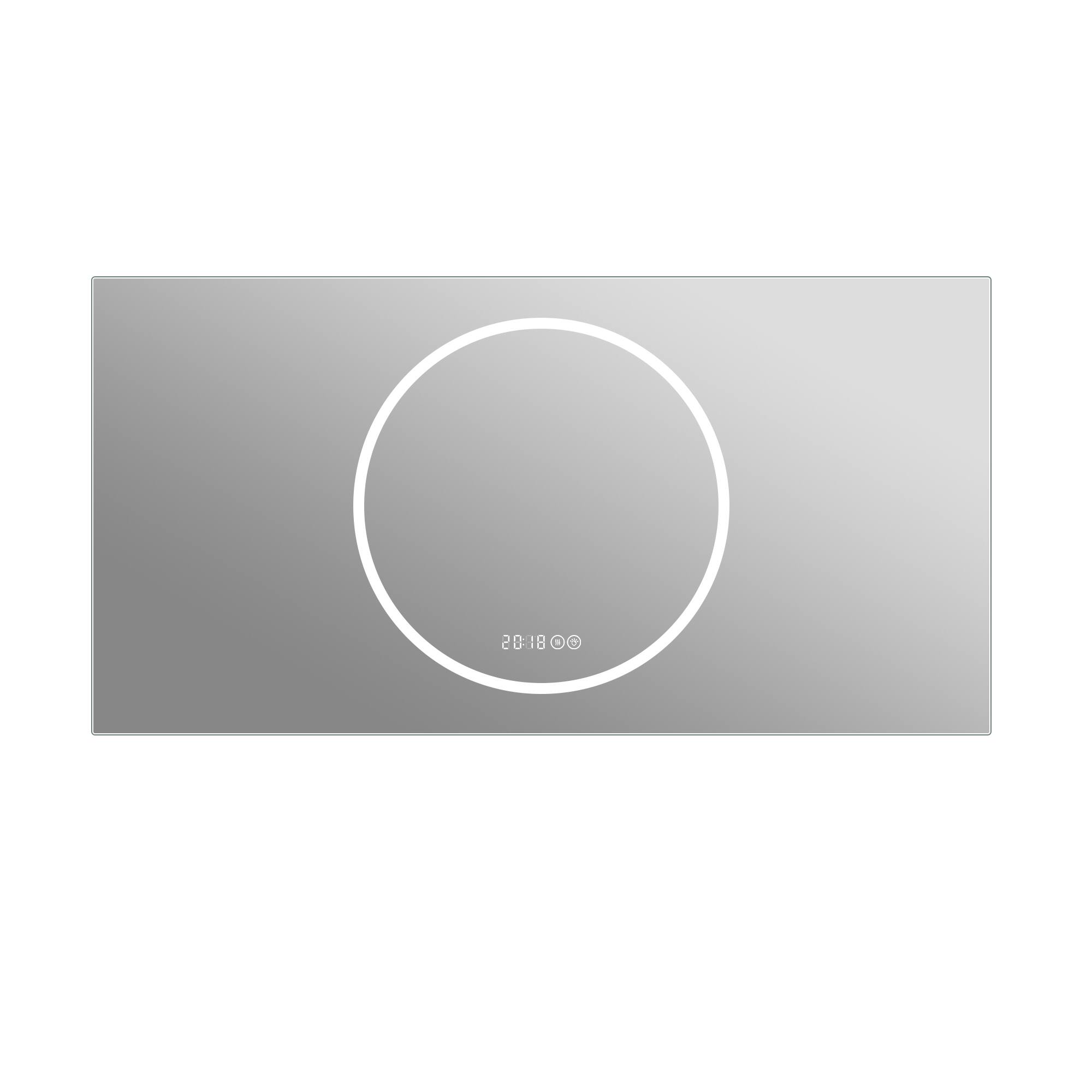 Alt View 4. Boyel Living - 48 by 24 Inch Bathroom Mirror with LED Lights Anti Fog Lighted Vanity Mirror.