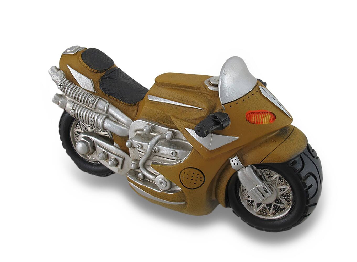 Alt View 1. Zeckos - Sport Bike Motorcycle Motorbike Statue - Yellow.