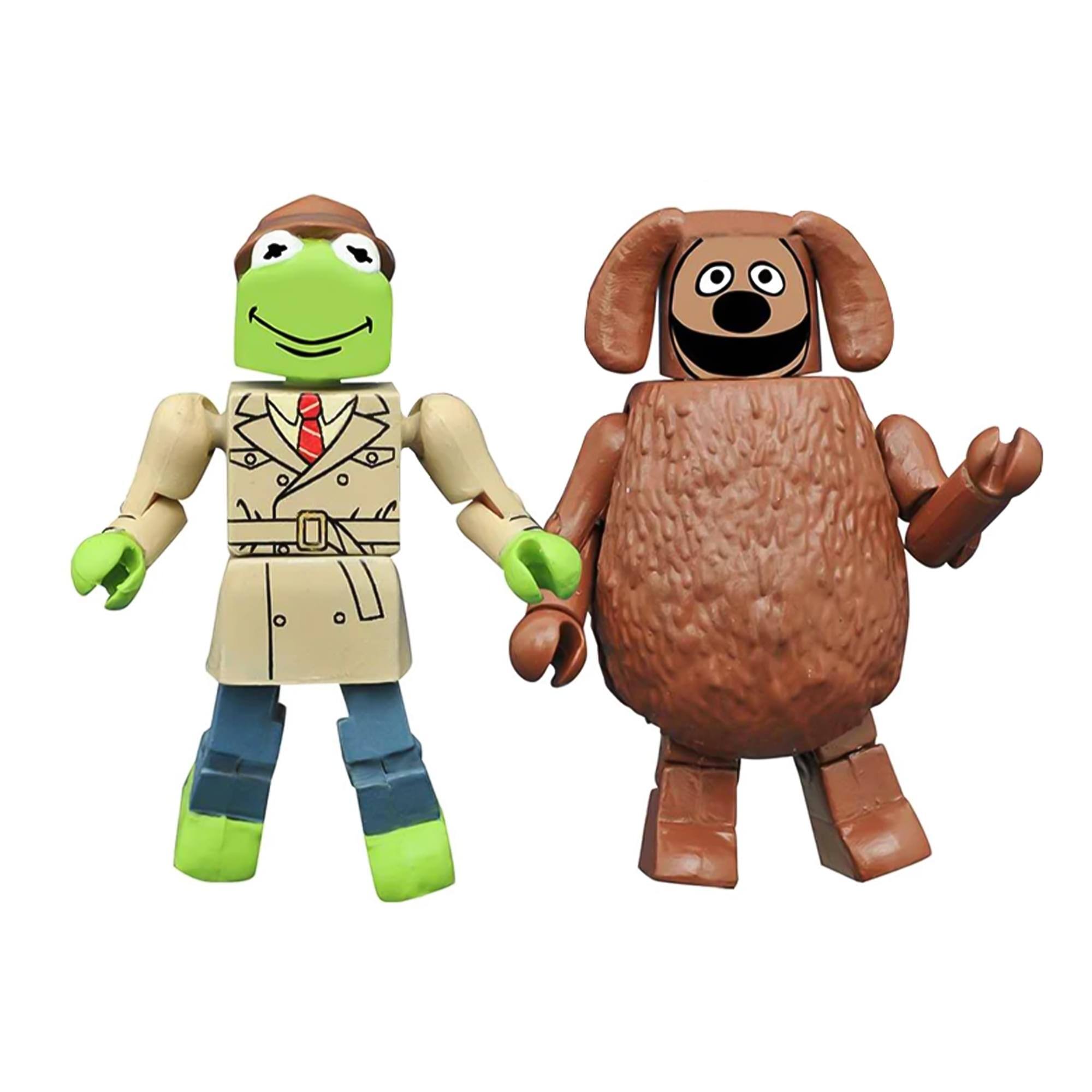 Front. Diamond Comic - Muppets Reporter Kermit & Rowlf 2-Pack Series 2 Minimates - Multi-Color.