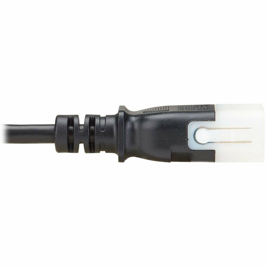 Alt View 2. Tripp Lite - Eaton Tripp Lite Series PDU Power Cord, C13 to P-Lock C14 - North America and Europe Rated, 10A, 250V, 18AWG, 6 ft. - Black.