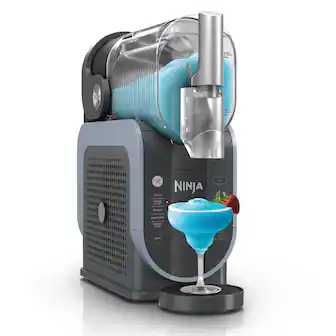Ninja - SLUSHi 5-in-1 Professional Frozen Drink Maker, 88 oz. Frozen Drink & Slushie Machine, 5 Preset Programs - Artic Blue & Gray