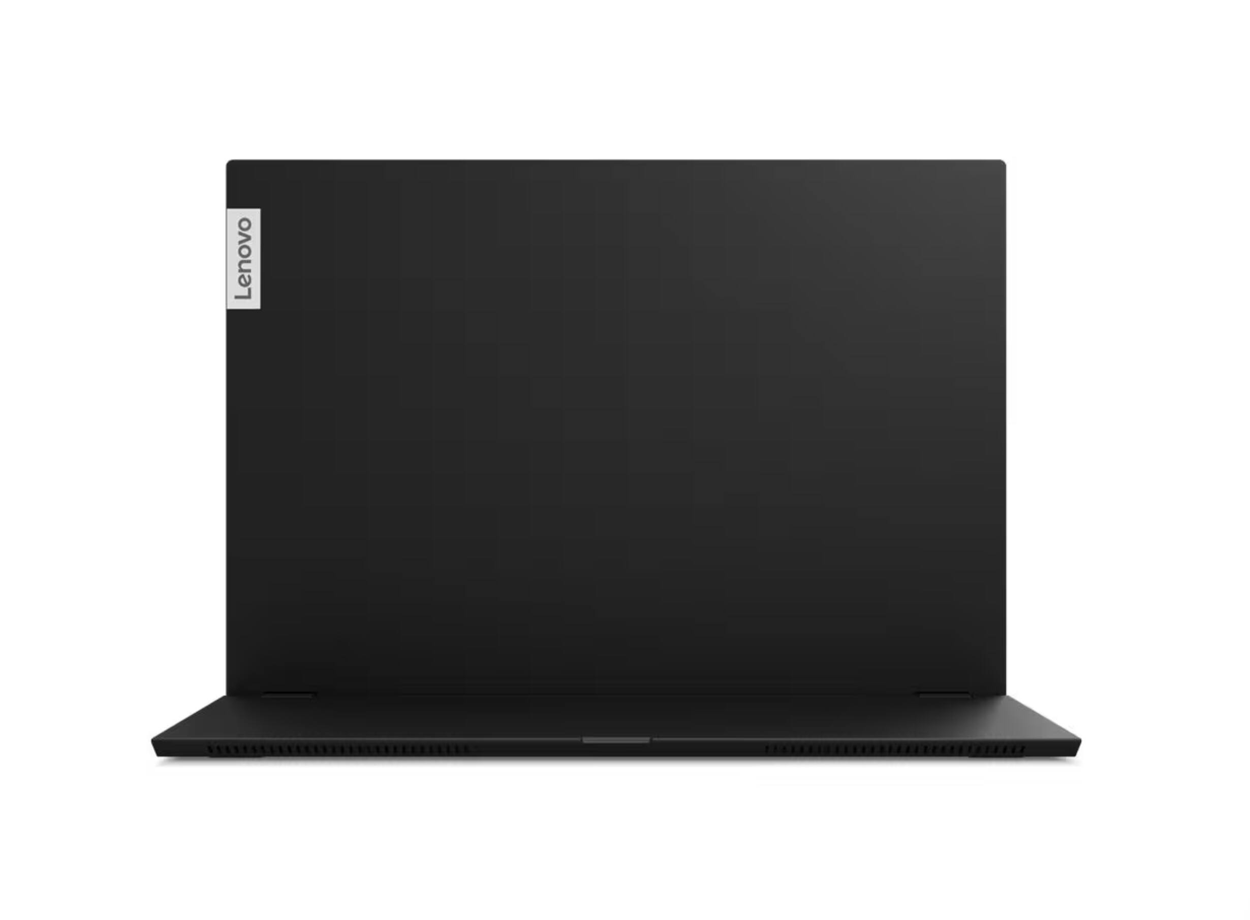 Back. Lenovo - Lenovo Thinkvision M14t Gen 2 Portable Monitor - Touch, 2.2K, 16:10, USB-C, 14" IPS (63FDUAR6WW) - Raven Black.
