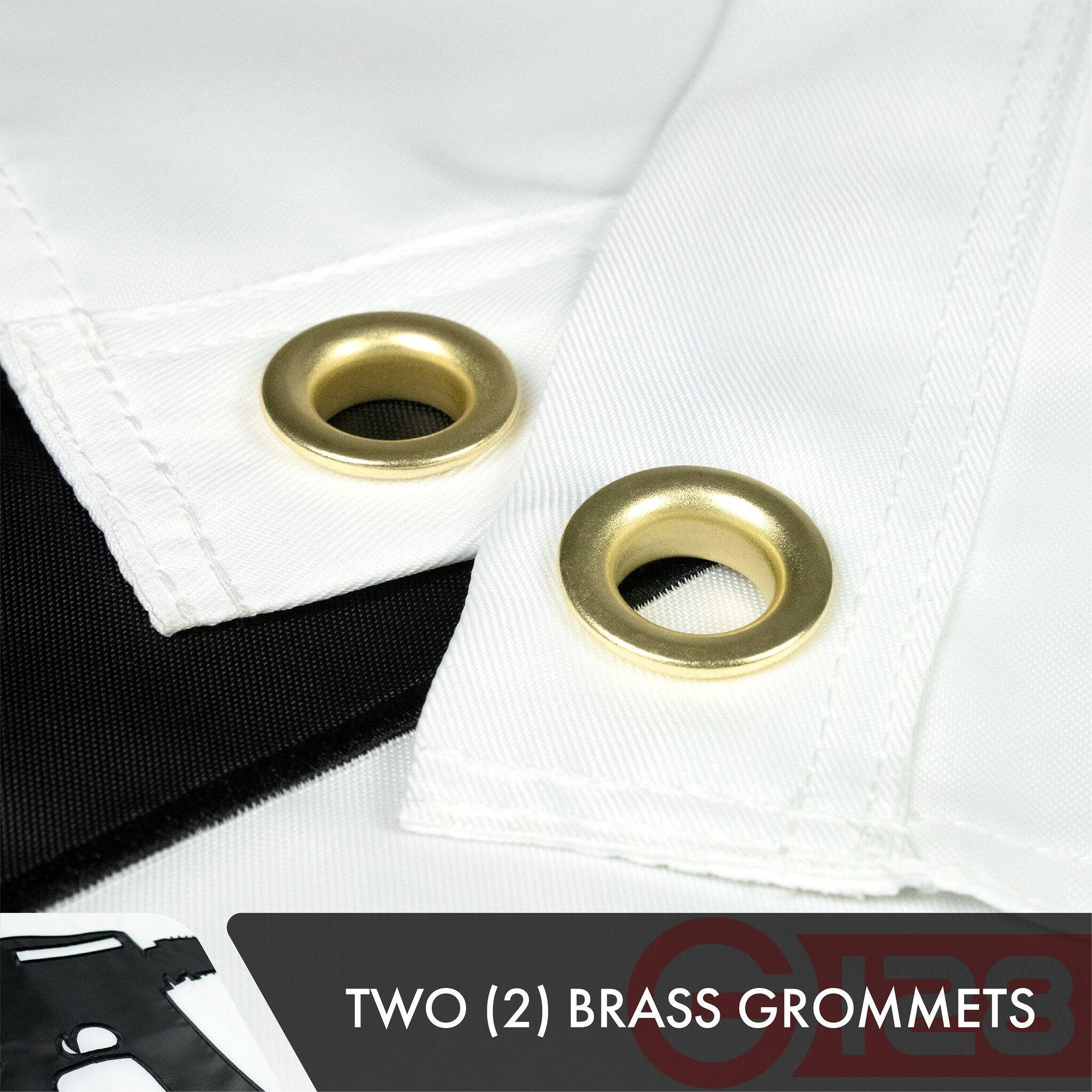TWO (2) BRASS GROMMETS