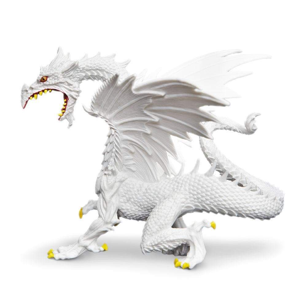 Angle. Safari Ltd. - Glow-In-The-Dark Snow Dragon.