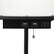 Alt View Zoom 20. Simple Designs - Round Etagere Storage Floor Lamp with 2 USB, 1 Outlet - Black.