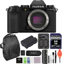 Bundle - Fujifilm - X-S20 Mirrorless Camera Body with Advanced Accessories | Fuji xs20