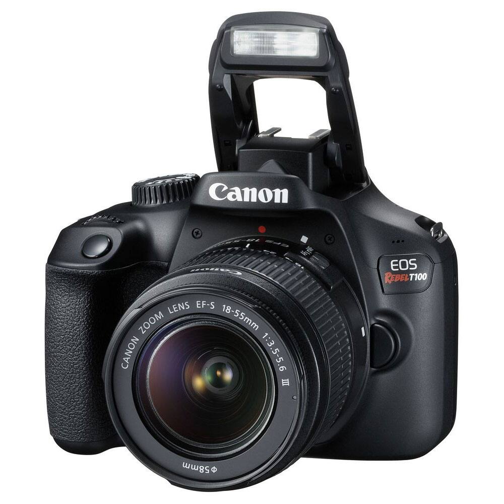 Canon Refurbished Excellent EOS Rebel T100 with EF S 18 55mm f/3.5