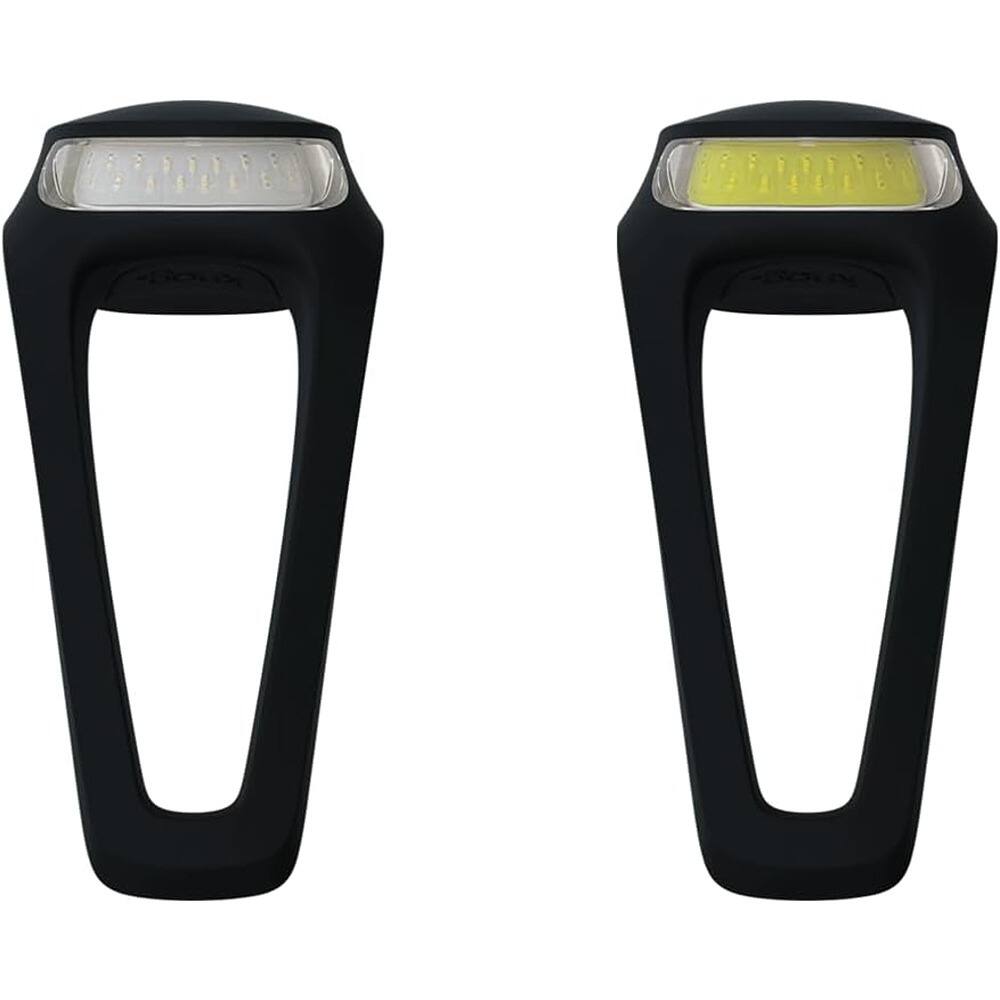 Front. RTMB - USB-C Rechargeable Bike Light Set, 40/20 Lumen, Waterproof - Black.