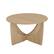 Alt View 24. Walker Edison - Contemporary Arch-Base Round Coffee Table - Coastal Oak.