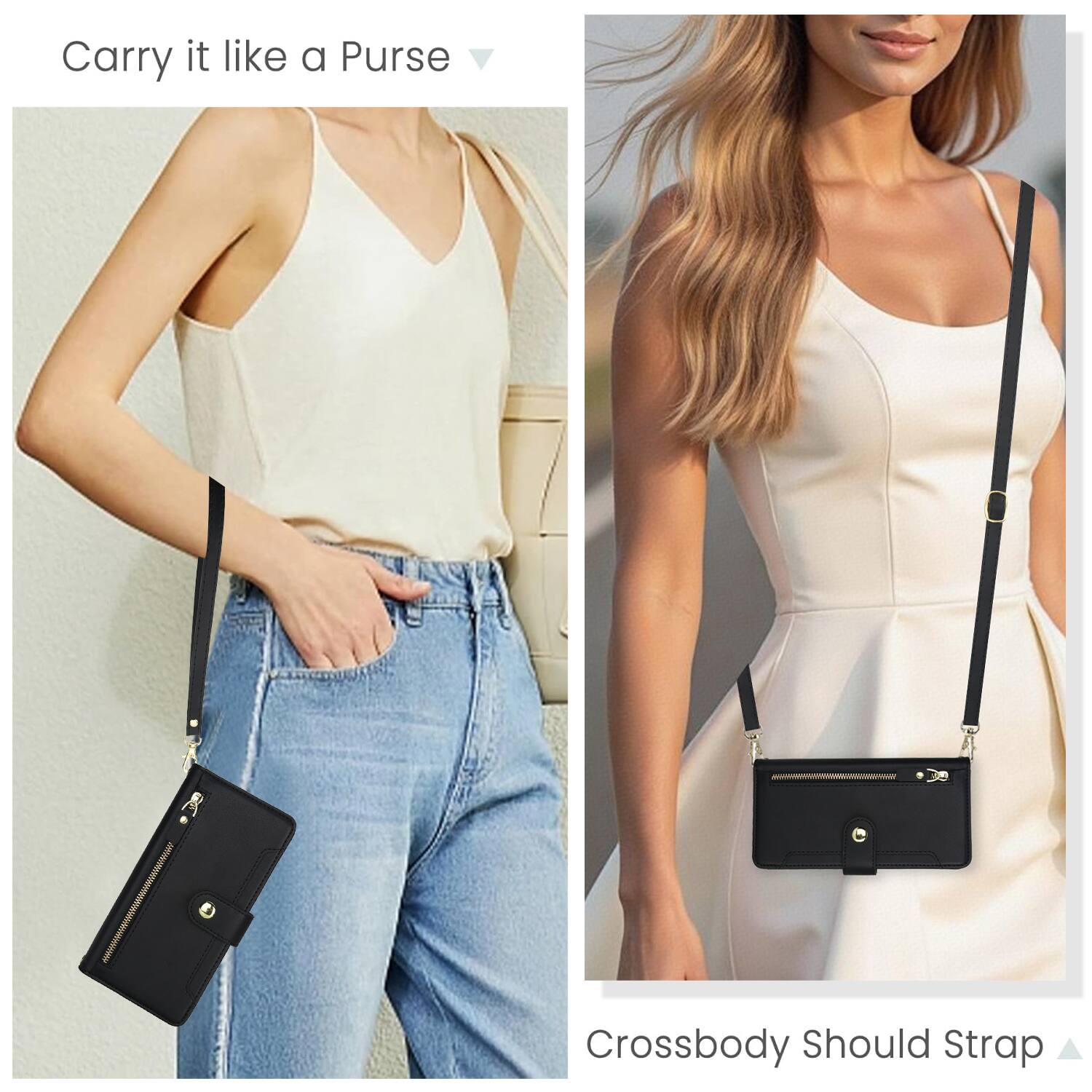 Carry it like a Purse  
Crossbody Should Strap