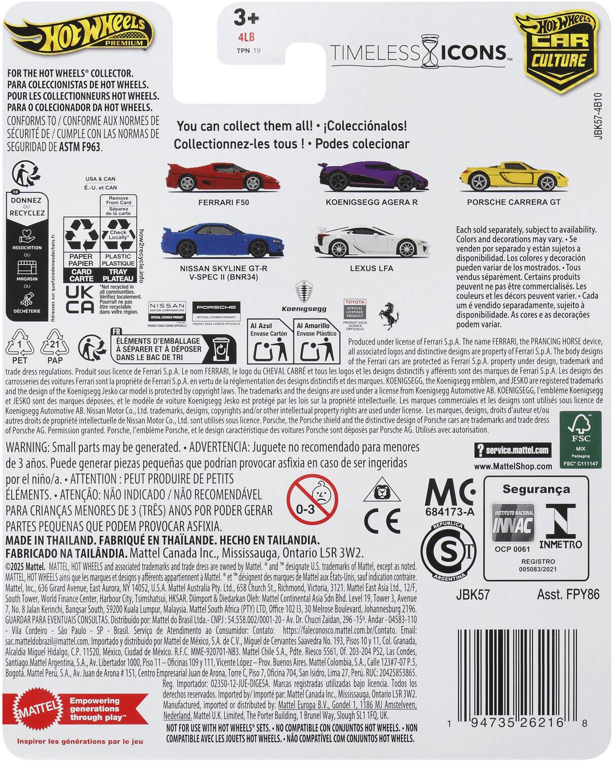 Sure, here is the corrected and grouped text from the image:

---

**Hot Wheels Premium**

**3+ CAR TIMELESS ICONS**

**FOR THE HOT WHEELS® COLLECTOR.**  
**PARA COLECCIONISTAS DE HOT WHEELS.**  
**POUR LES COLLECTIONNEURS HOT WHEELS.**  
**PARA COLECCIONADORES DE HOT WHEELS.**  
**CULTURE WHEELS**  
**COLECCIONISTAS WHEELS**  
**COLLECTIONNEURS WHEELS**  
**COLECCIONADORES WHEELS**  
**SCURIT CONFORMS CUMPLE CONFORME NORMAS NORMES**  
**You can collect them all!**  
**¡¡¡¡¡¡¡¡¡¡¡¡¡¡¡¡¡¡¡¡¡¡¡¡¡¡¡¡¡¡¡¡¡¡¡¡¡¡¡¡¡¡¡¡¡¡¡¡¡¡¡¡¡¡¡¡¡¡¡¡¡¡¡¡¡¡¡¡¡¡¡¡¡¡¡¡¡¡¡¡¡¡¡¡¡¡¡¡