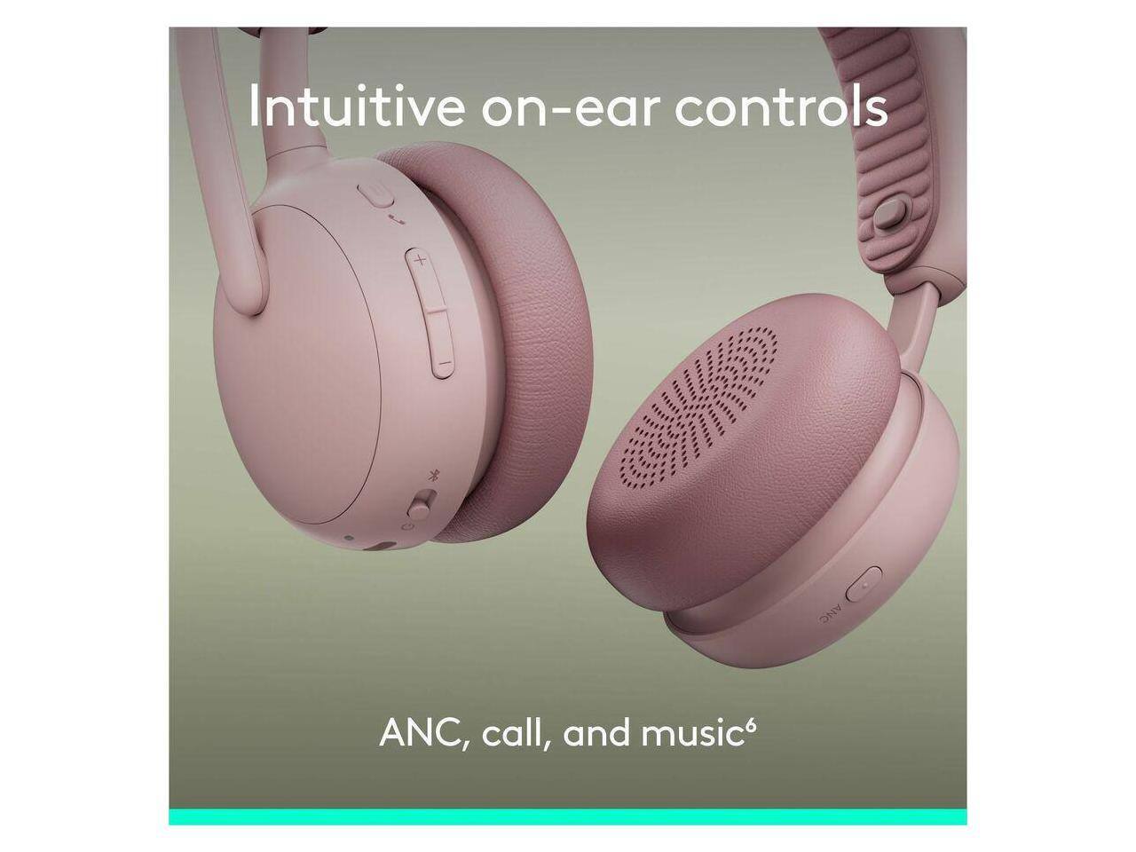 Intuitive on-ear controls

ANC, call, and music