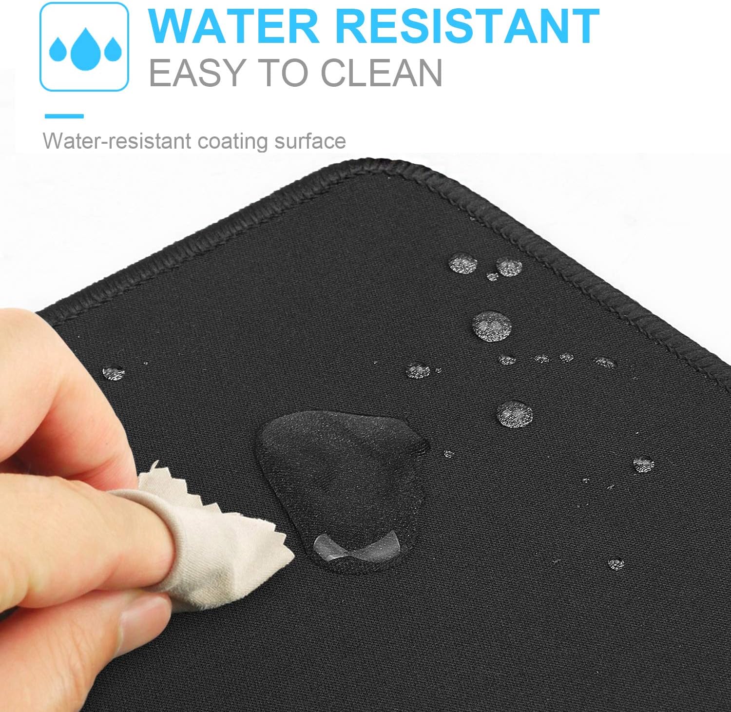 WATER RESISTANT  
EASY TO CLEAN  
Water-resistant coating surface