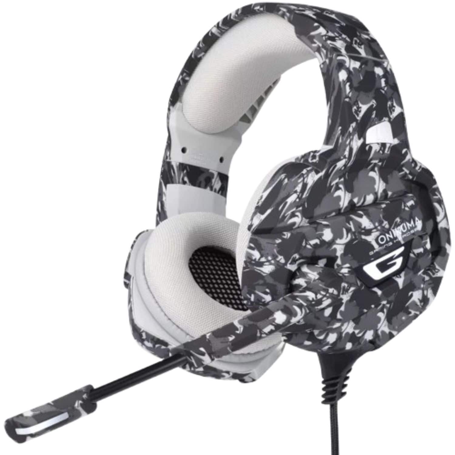 Stock Preferred - Stereo Gaming Headset with Noise-Canceling Mic - CamoGray