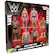 WWE FleXfigs Iconic Characters Set: Charlotte Flair, Roman Reigns, The Rock, Hulk Hogan, and Sammartino.