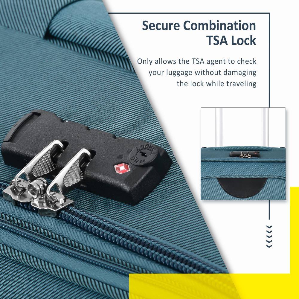 Secure Combination TSA Lock

Only allows the TSA agent to check your luggage without damaging the lock while traveling