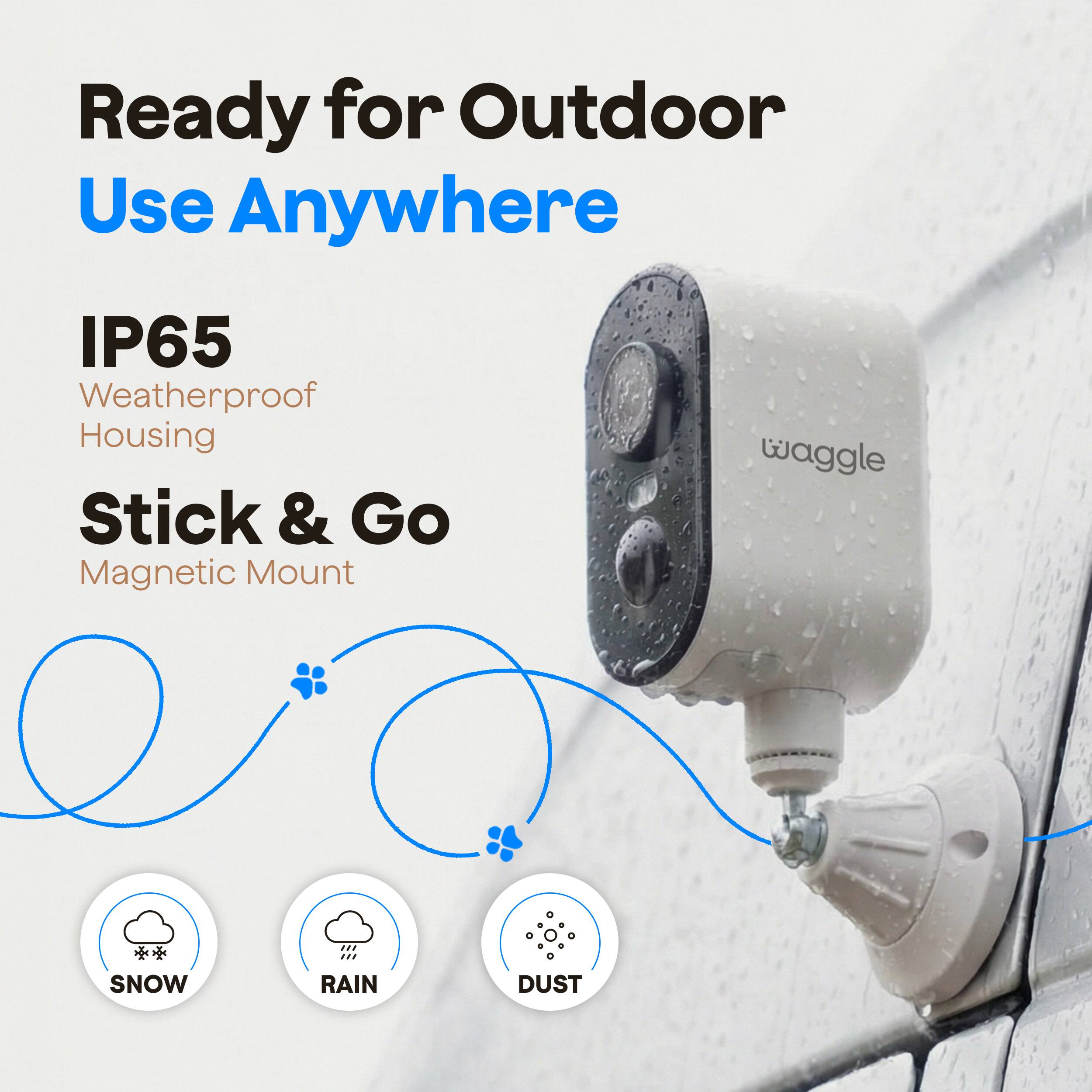 Ready for Outdoor Use Anywhere

IP65 Weatherproof Housing

Stick & Go Magnetic Mount

SNOW . RAIN . DUST