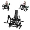 Front. Syedee - Syedee 3D Hip Abductor Machine with Hip Thrust Function, Incline Hip Abduction Machine with 2 Starting Positions - Black.