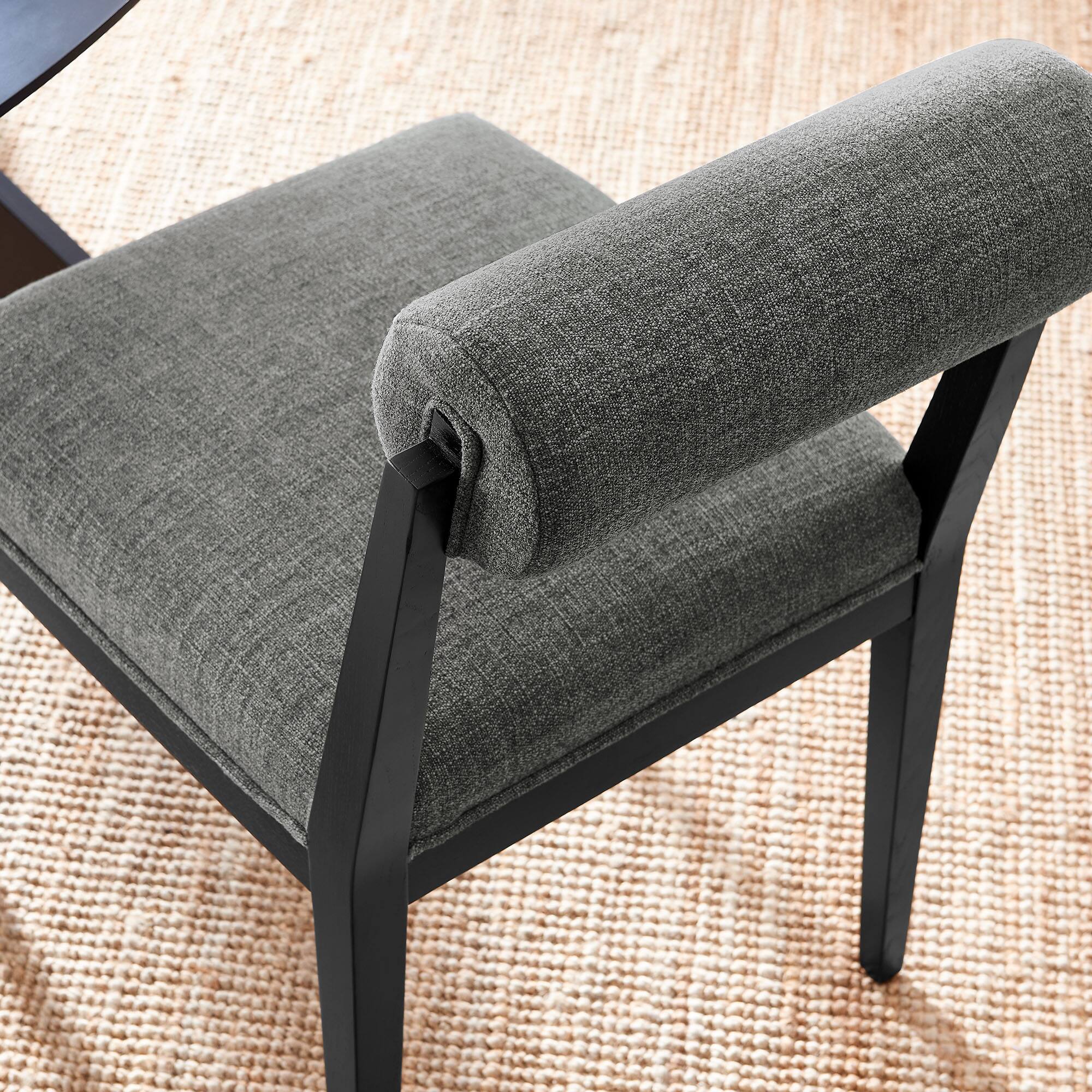 Alt View 5. Modway - Kai Fabric Dining Chair by Modway - Black.