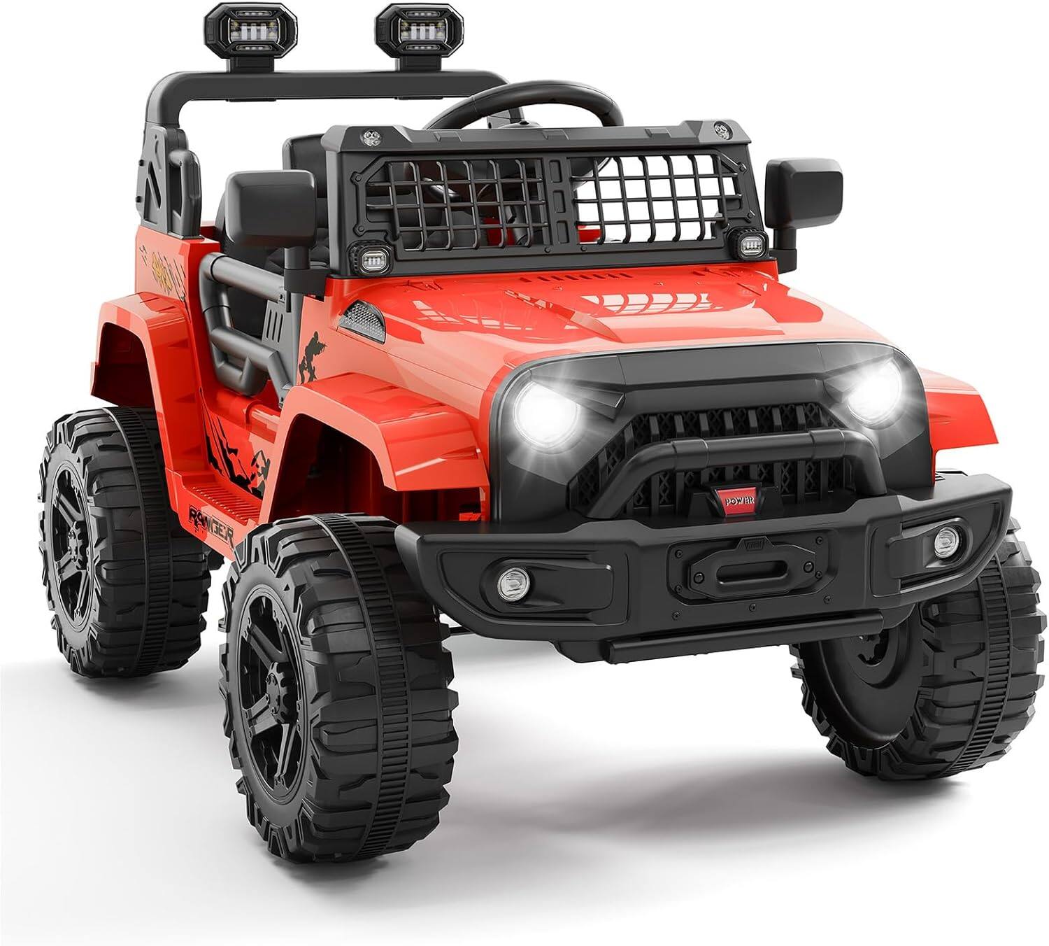 Homhougo - Ride on Truck Car, 12V Kids Electric Vehicles with Remote Control Spring Suspension, LED Lights, Bluetooth price history on PriceWatchPro