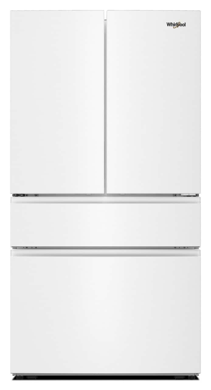 Whirlpool - 30 Cu. Ft. Family-Sized Capacity French Door Refrigerator with Flexible Temperature Drawer - White