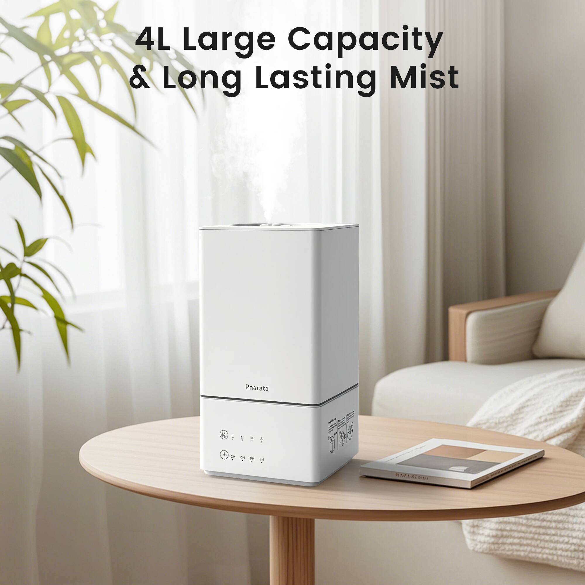 4L Large Capacity & Long Lasting Mist