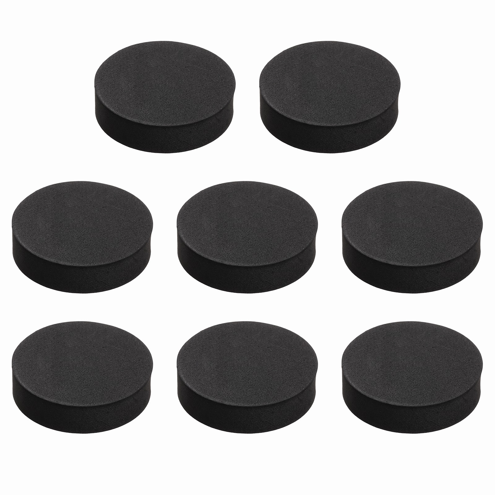 Unique Bargains - Single Sided Speaker Isolation Pads 60x16mm Round EVA Acoustic Foam Anti-Vibration Feet for Speaker Subwoofer, 8pcs - Black price history on PriceWatchPro