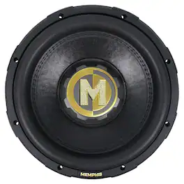 Memphis Car Audio - Memphis Audio 60th Anniversary MJP1222 MOJO Pro Series 12" Component Subwoofer with Dual 2-ohm Voice Coils - Black/Gray