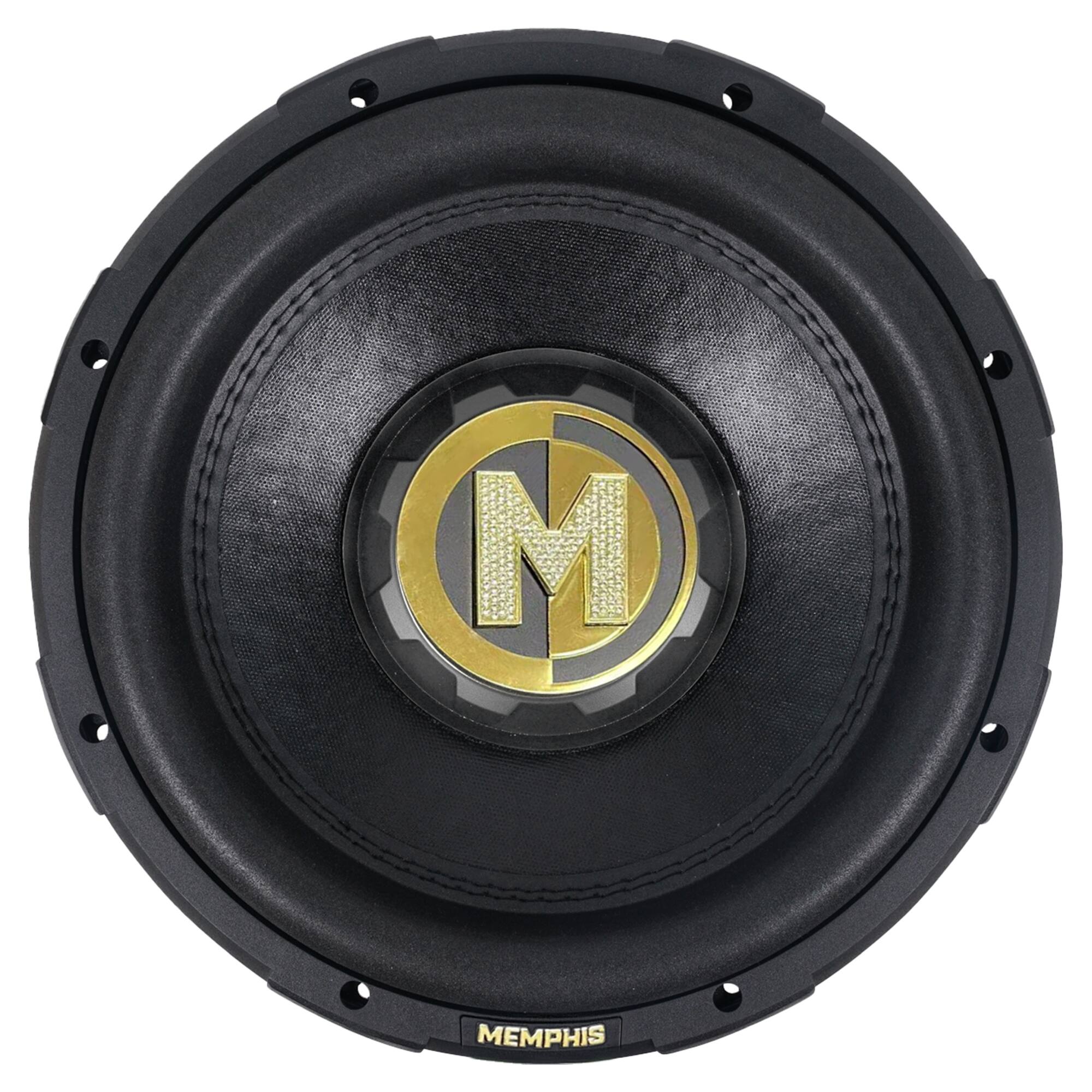 Front. Memphis Car Audio - Memphis Audio 60th Anniversary MJP1222 MOJO Pro Series 12" Component Subwoofer with Dual 2-ohm Voice Coils - Black/Gray.
