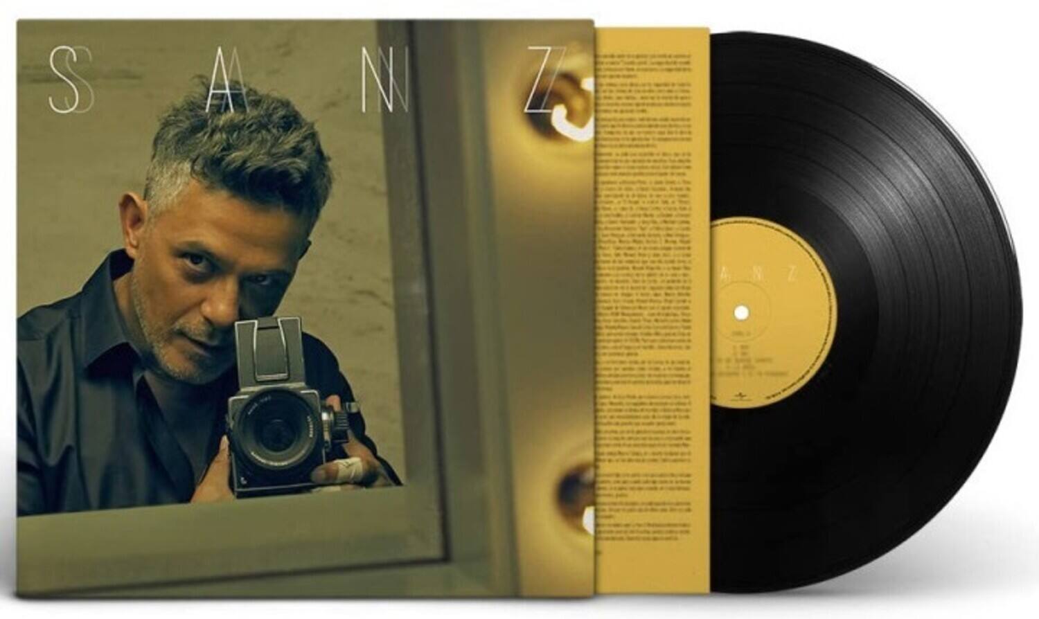 Front. UMG - Alejandro Sanz - Sanz (Standard Black Vinyl)   - VINYL LP.