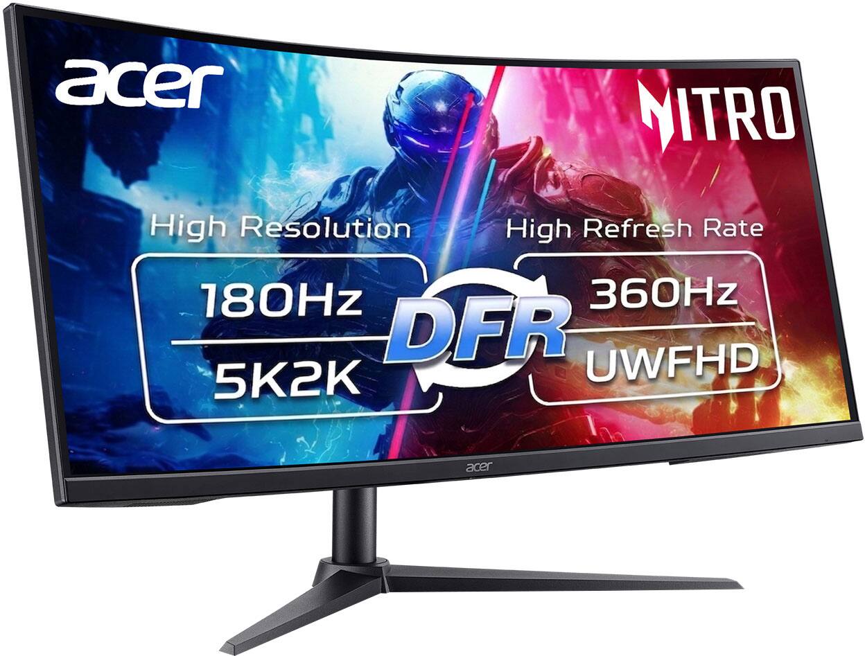 acer  
NITRO  
High Resolution High Refresh Rate 180Hz 360Hz DFR UWFHD 5K2K
