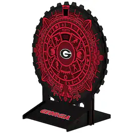 Fan Creations - Georgia Bulldogs Aztec Circle Desk Calendar - Multicolor
