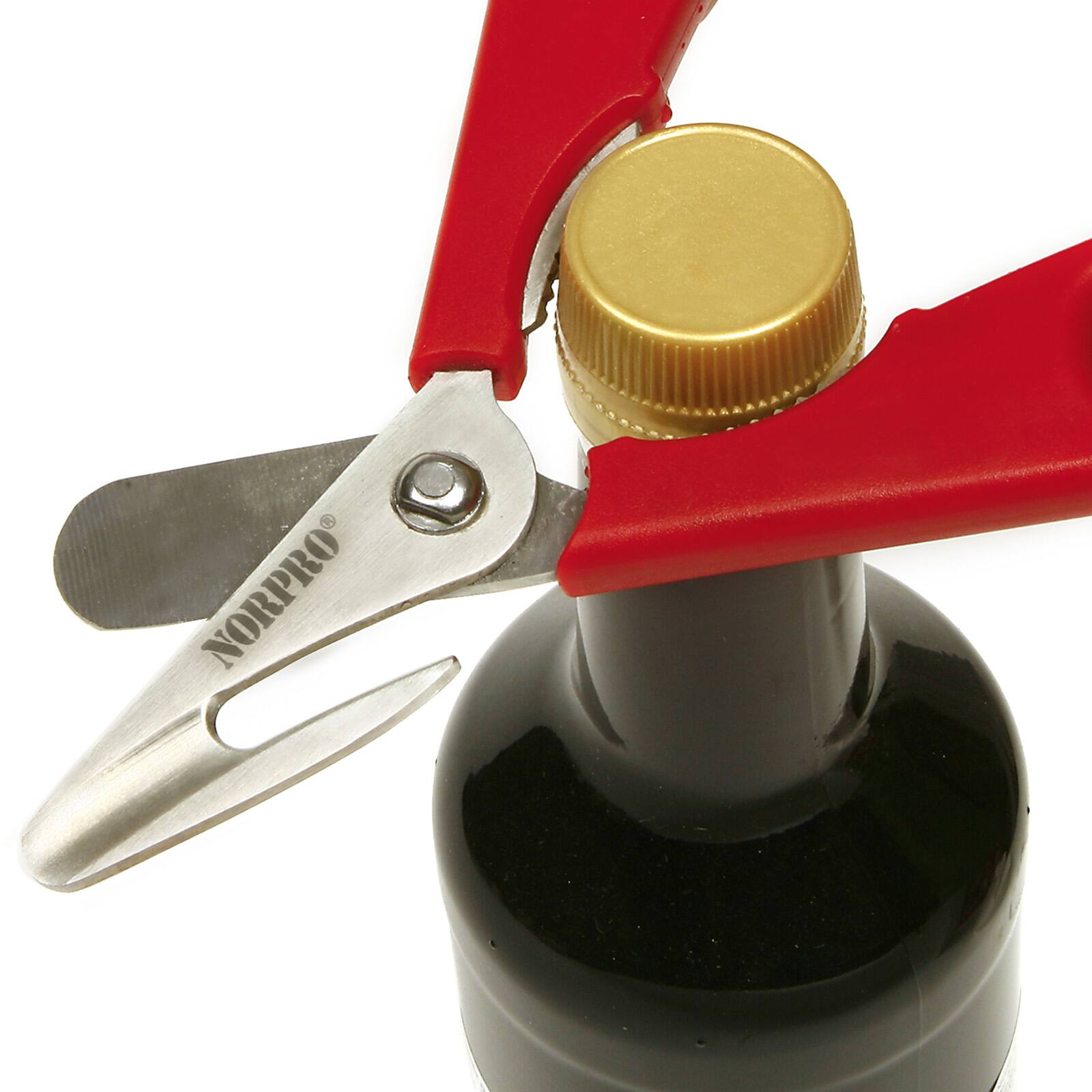 Alt View 5. Norpro - Ultimate Seafood Shears, 7.5-Inch - Red.