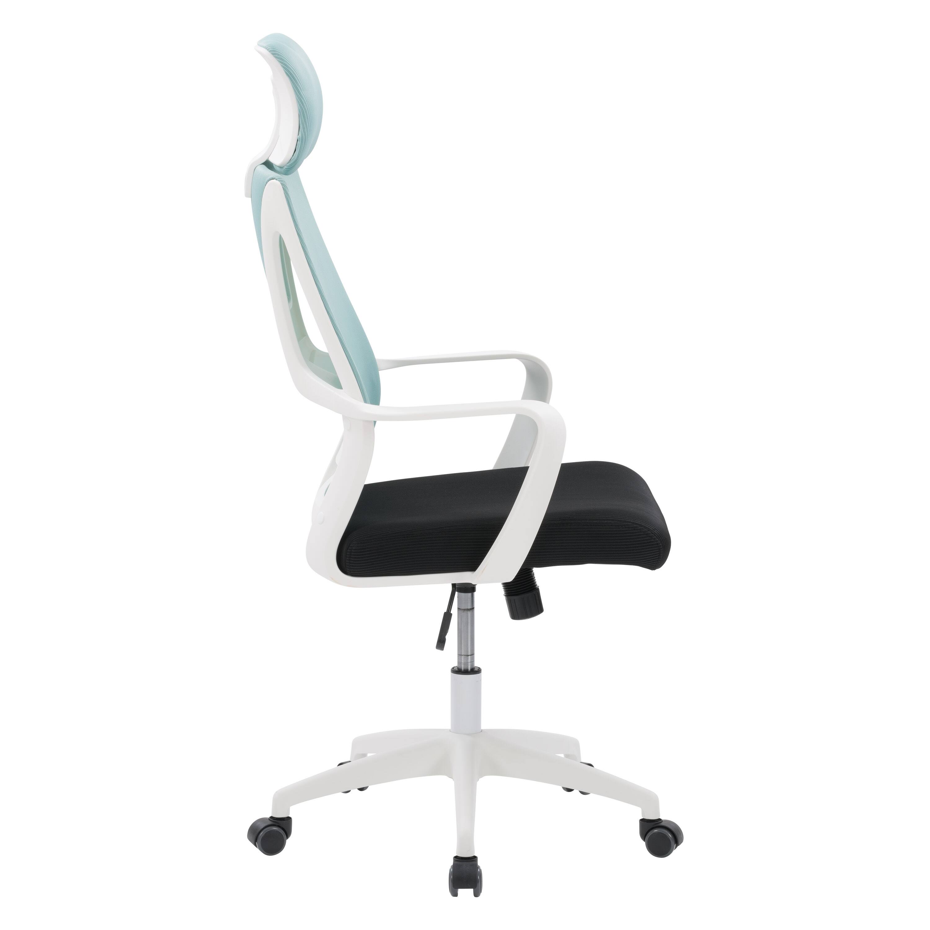 Alt View 11. CorLiving - Workspace Mesh Back Office Chair - Teal and Black.