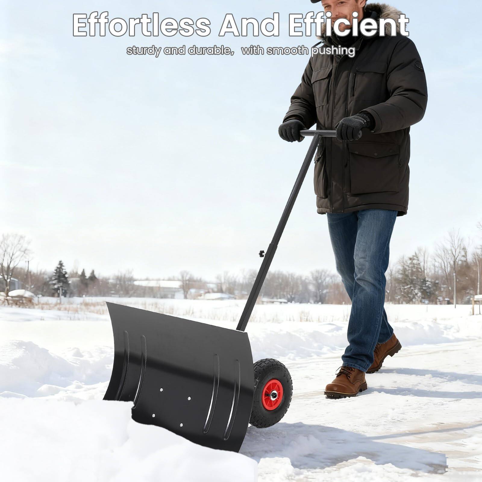 Effortless And Efficient  
sturdy and durable, with smooth pushing