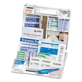 First Aid Only - Sports First Aid Kit For 10 People, 71 Pieces, Plastic Case - White