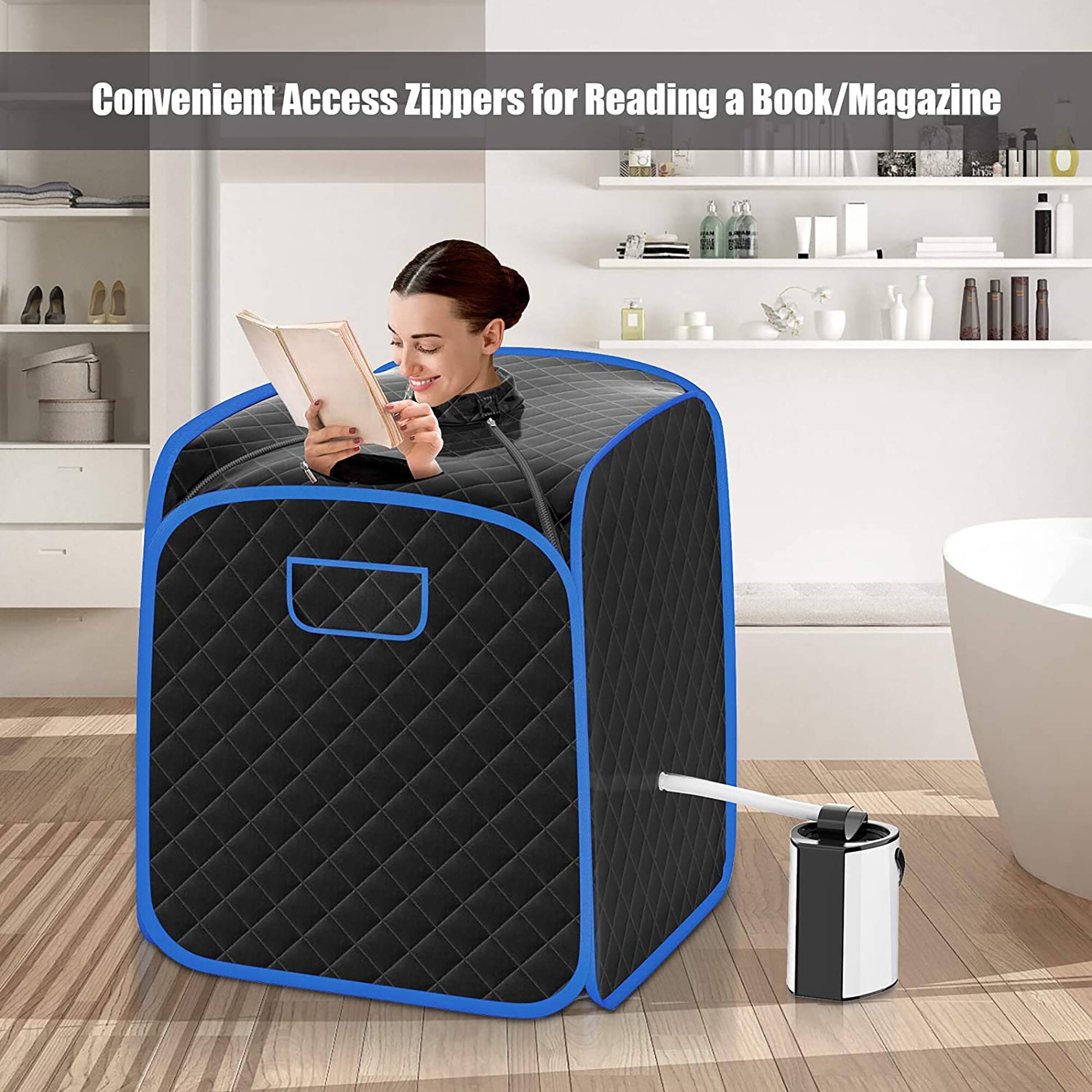 Convenient Access Zippers for Reading a Book/Magazine