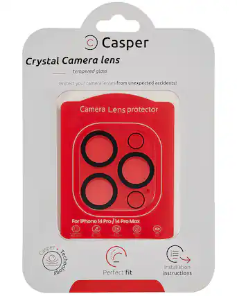 Casper
Crystal Camera lens
tempered glass
Protect your camera lenses from unexpected accidents!
Camera Lens protector
For iPhone 14 Pro / 14 Pro Max
- Fingerprint Reduction
- Scratch Resistant
- Easy Installation
- Bubble Free
- HD Quality
Perfect Fit
Installation instructions
Casper Technology