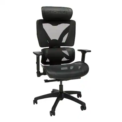 Front. Respawn Products - RESPAWN SPECTER - Ergonomic Mesh Office Chair with Lumbar Support, High Back Reclining Gaming Chairs for Adults - Black.